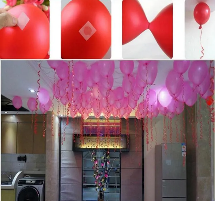 Balony Klej Point lateksowy balon naprawa gumy balon nadmuchiwana dekoracja ślubna Dekoracja powietrza przyjęcie urodzinowe G9272585