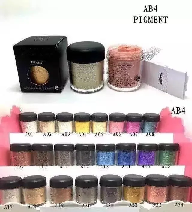 Yeni 75G Pigment Göz Farı Mineralize Göz Farısı İngilizce renklerle Göz Farı