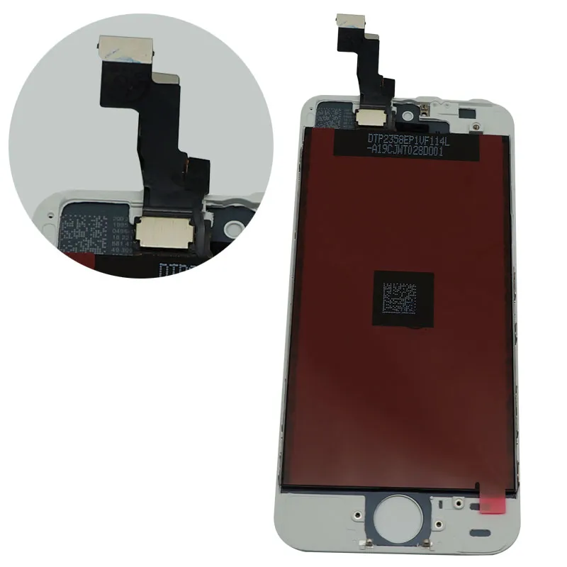 Högkvalitativ för iPhone 5S SE LCD Kompatibel för iPhone SE LCD Touch Screen Digitizer Assembly Svartvitt Färg Perfekt Förpackning