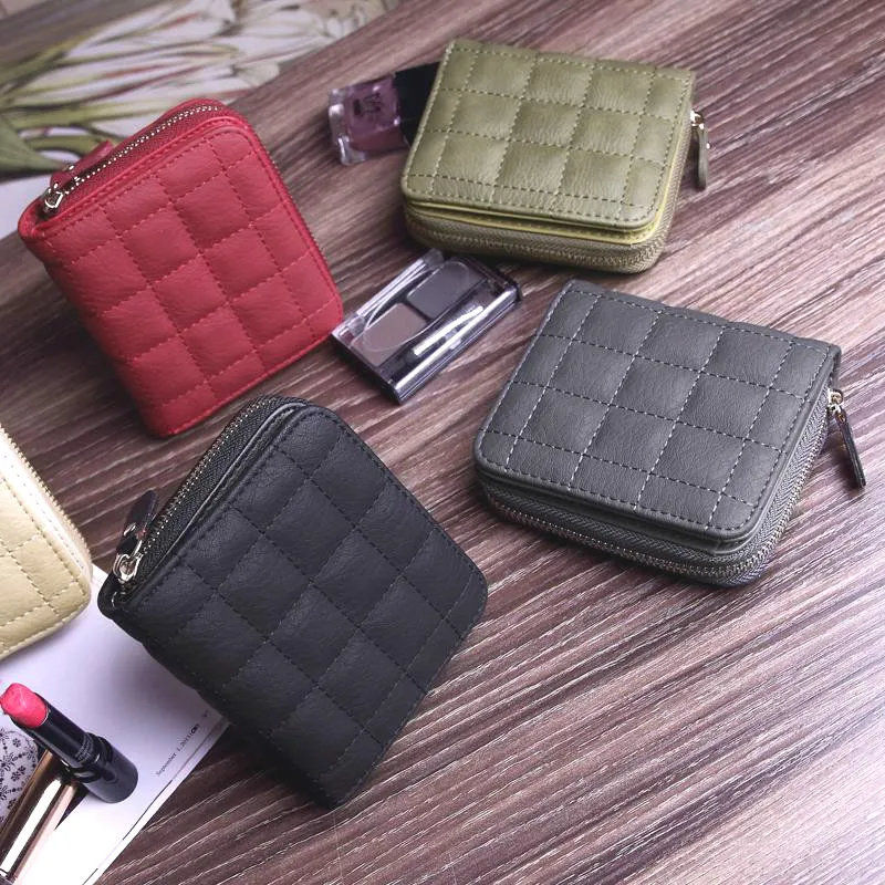 Mini Coin Wallet Cute Mini Wallet Coin Purse for Women - Short, Embroidered Zipper ...