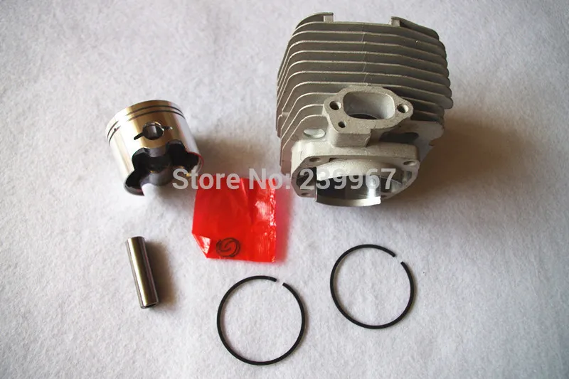 Cylinder W / Piston Assy 47.5mm Passar Zenoah G621 G621AVS 62cc 61.5cc motorsåg Gratis fraktcylinderkolvkit Kedjesågdelar