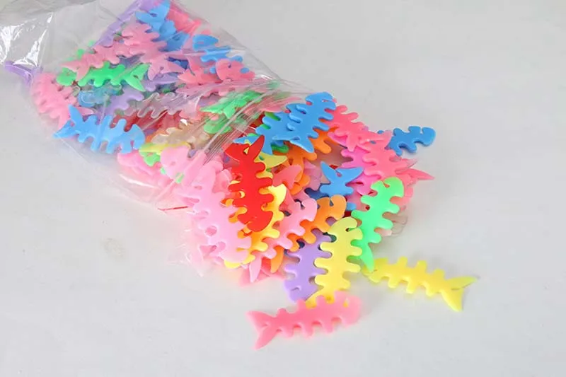 1000PCS New Stylish Fish Bone PVC Auto Cable Cord Wire Organizer Roller Bobbin Winder Smart Wrap For Headphone Earphone