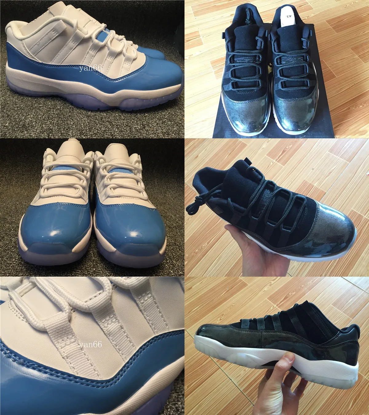 2017 Men 11 UNC Low University Blue Women Basketball Shoes North