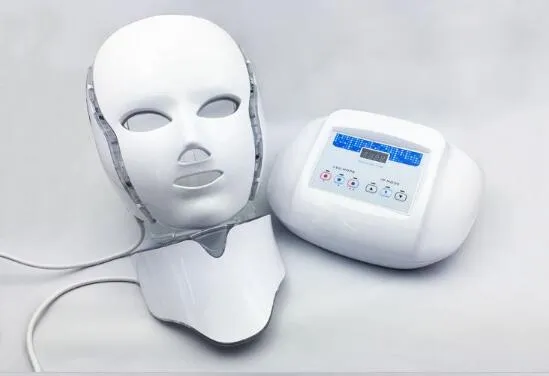 Masque facial de massage par vibration 3D 3 couleurs de lumière Photon LED masque facial électrique PDT thérapie de rajeunissement de la peau dispositif anti-âge d'élimination de l'acné