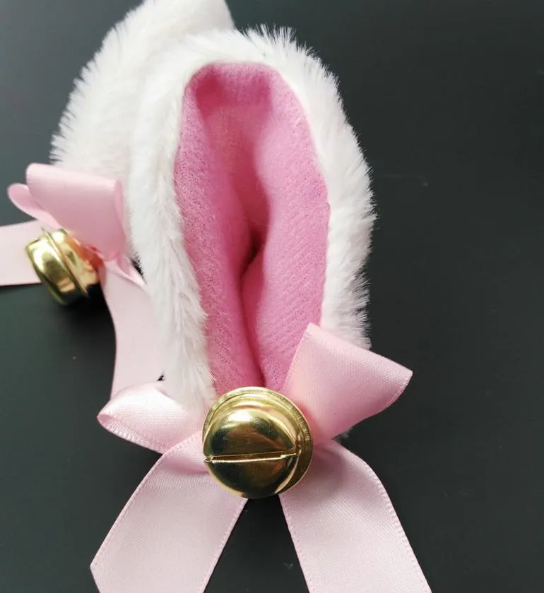 هالوين الشيطان القط الثعلب بيلز رقيقة الشعر فستان تنكري زي cos neko cosplay الرسوم المتحركة الأنيمي barrettes proving props party gift