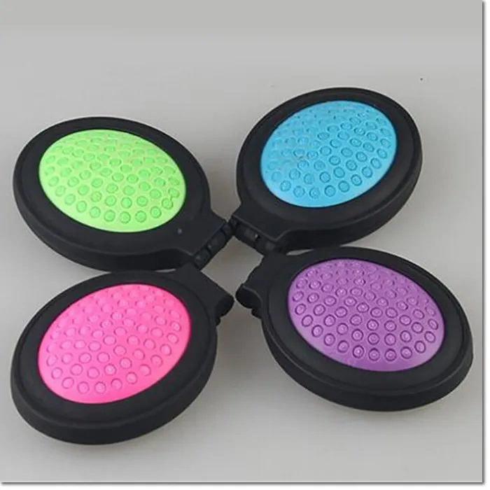 Hot Selling Portable Colorful Makeup Kit Migic Comb Kit med spegel för utomhusresor för Girl Women DHL Gratis frakt