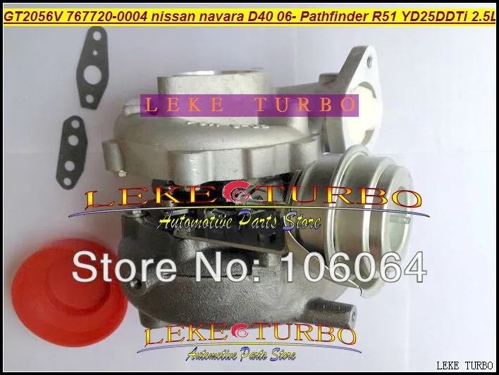 GT2056V 767720-0004 14411-EB70A 14411-EB70B Turbo For NISSAN Navara D40 2006- Pathfinder R51 YD25 YD25DDTi 2.5L turbocharger (5)