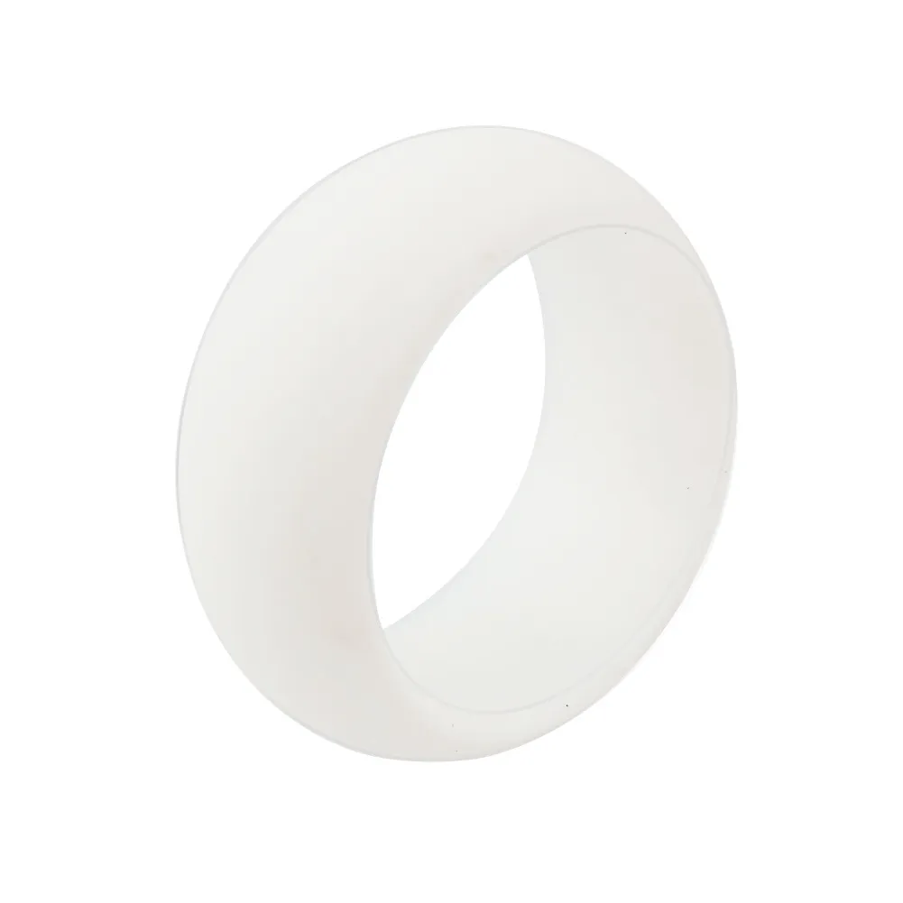 Wholesale Silicone Wedding Rings Women Men Hypoallergenic O-ring Band Comfortable Lightweigh Ring for Couple Fashion Design Jewelry in Bulk