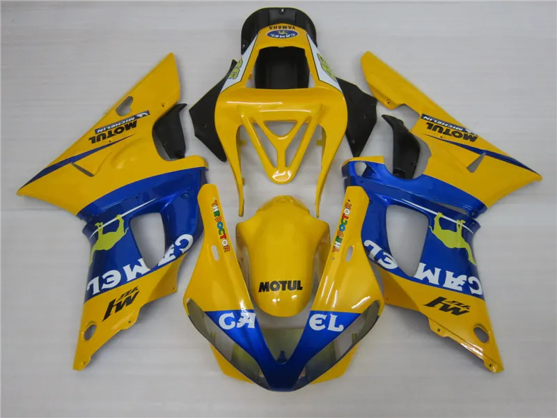 3 free gifts New Hot ABS motorcycle bike Fairing kits 100% Fit For 2000 2001 YAMAHA YZF R1 YZF-R1 2000-2001 YZFR1 00 01 Yellow Blue
