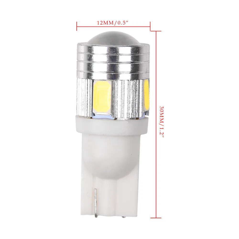 10 Adet T10 W5W Hata Ücretsiz 168 194 SMD LED Süper Kalite Araba Ampul Lamba Araba Kuyruk Işık Yan Park Kapı Aydınlatma Için