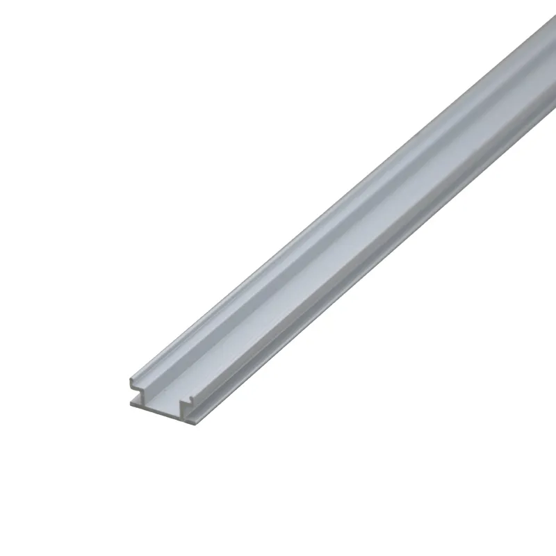 10 x 1m Sats / Lot H Typ LED Strip Light Extrudering och AL6063 T6 LED Tape Profile för golv eller jordljus