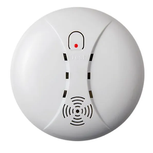 Sistema di allarme domestico di sicurezza GSM WIFI wireless 433 MHz Rilevatore di fumo Sensore antincendio Sensore 433 MHz Rilevatore di fumo wireless fotoelettrico sensibile