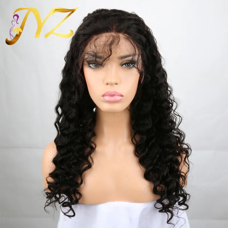 13x4 Human Hair Lace Front Brazilian Curly Wig Remy Virgin For Black Women