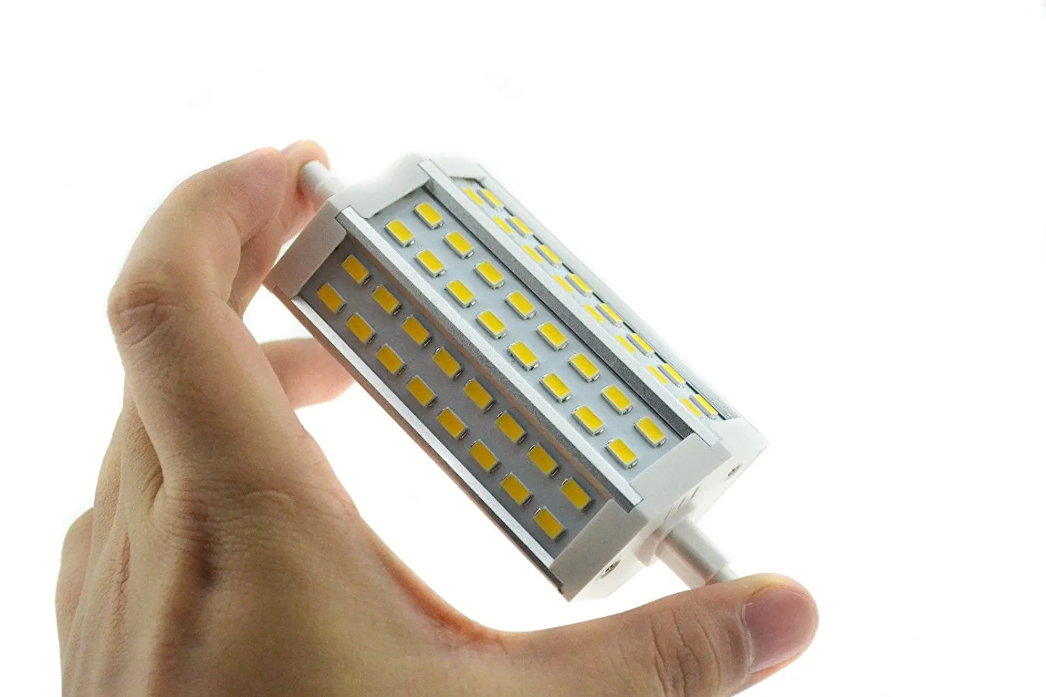 LED-lampor Dimbar R7S 118mm 5730 SMD Varm Vit Energibesparing Floodlight Corn Light Byt lampa Lampa 85-265V