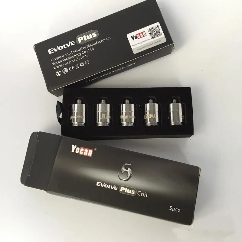 Authentic Yocan Evolve Plus Replacement Coils Head QDC Quatz Dual Coil