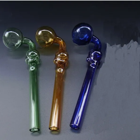 120 stks Glass Roken Pijpen Glazen Buizen Slingshot Skull Glass Pips G29