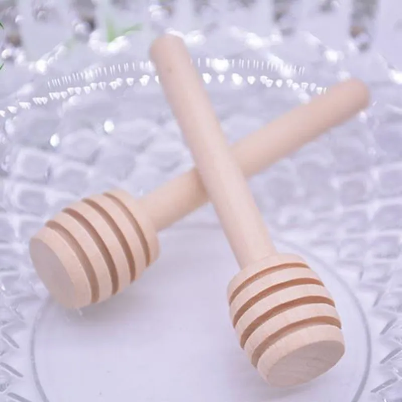 Wooden Honey stick Dippers honey stir rod Honey dipper 8 cm kitchen tool supplies fast shipping