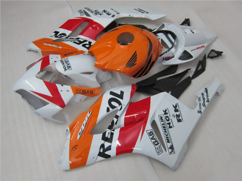 Injection molding free 7 gifts fairing kit for Honda CBR1000RR 04 05 orange white fairings set CBR1000RR 2004 2005 OT17