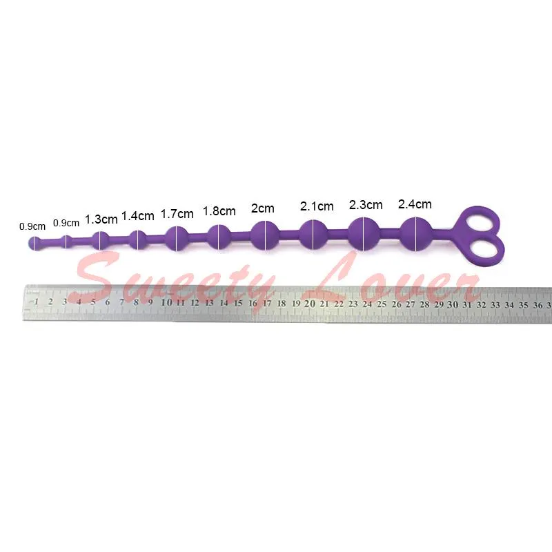 13.4 Inch Long Anal Beads Balls Smooth Silicone Anal... From Zhengrui08,  $3.12 | DHgate.Com