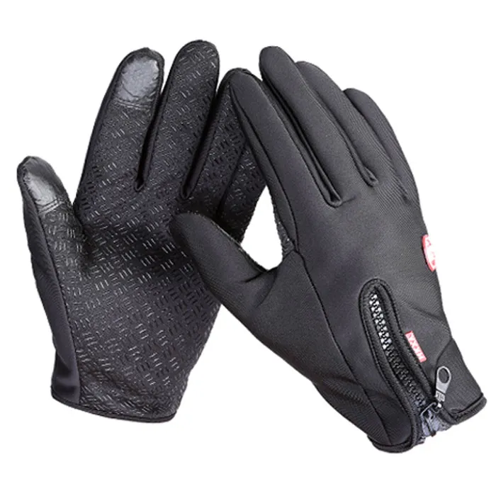 Gants pour écran tactile d'extérieur, hommes et femmes escaladant tous les éléments faisant référence au mouvement d'équitation de l'isolation thermique imperméable au vent et à l'hiver