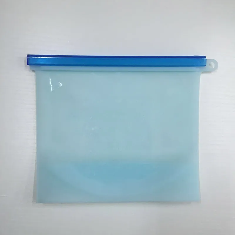 Wielokrotnego użytku Darmowe torby do przechowywania Torby do przechowywania BPA do kanapki Kanapki Galona szczelna silikonowa żywność Baga 500ml 1000ml 1500ml HH7-157