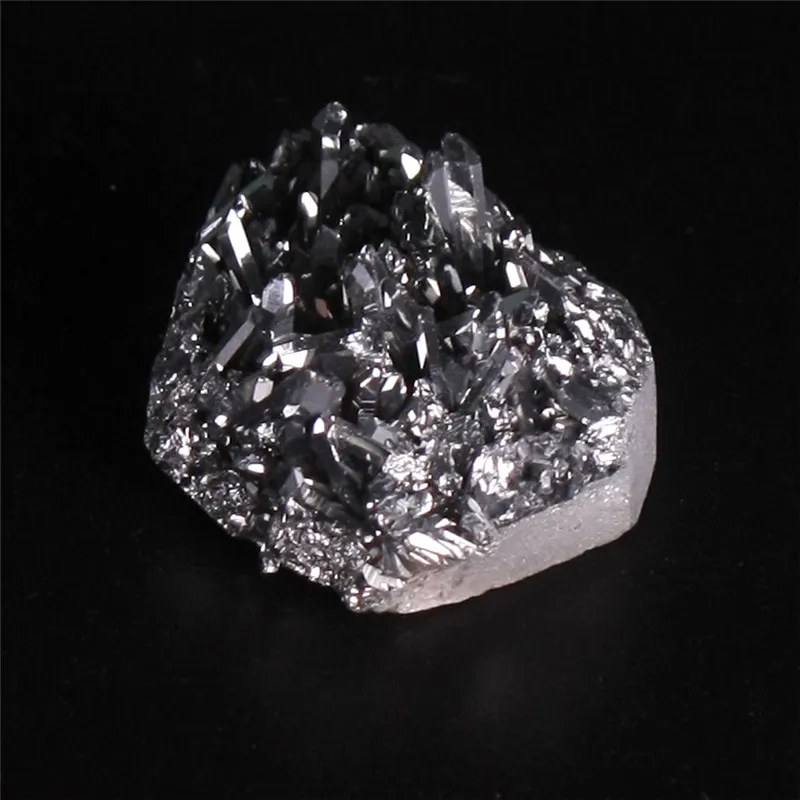 Freeform Blu Aura Naturale Cristallo di titanio Quartz Cluster Mystic Minerale Rock Point Druzy Home Decor Drusy Geode Gemstone Specimen
