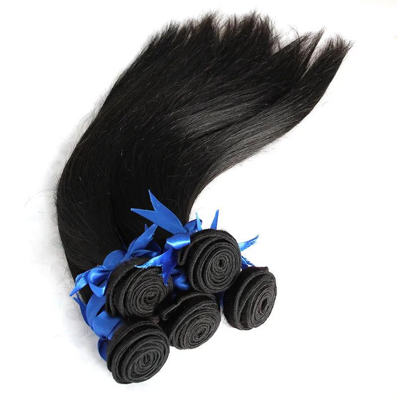 Human Hair Weave Unprocessed Virgin Human Hair Weaving 500g 100% Human Hair Weave Natural Black Color 1b