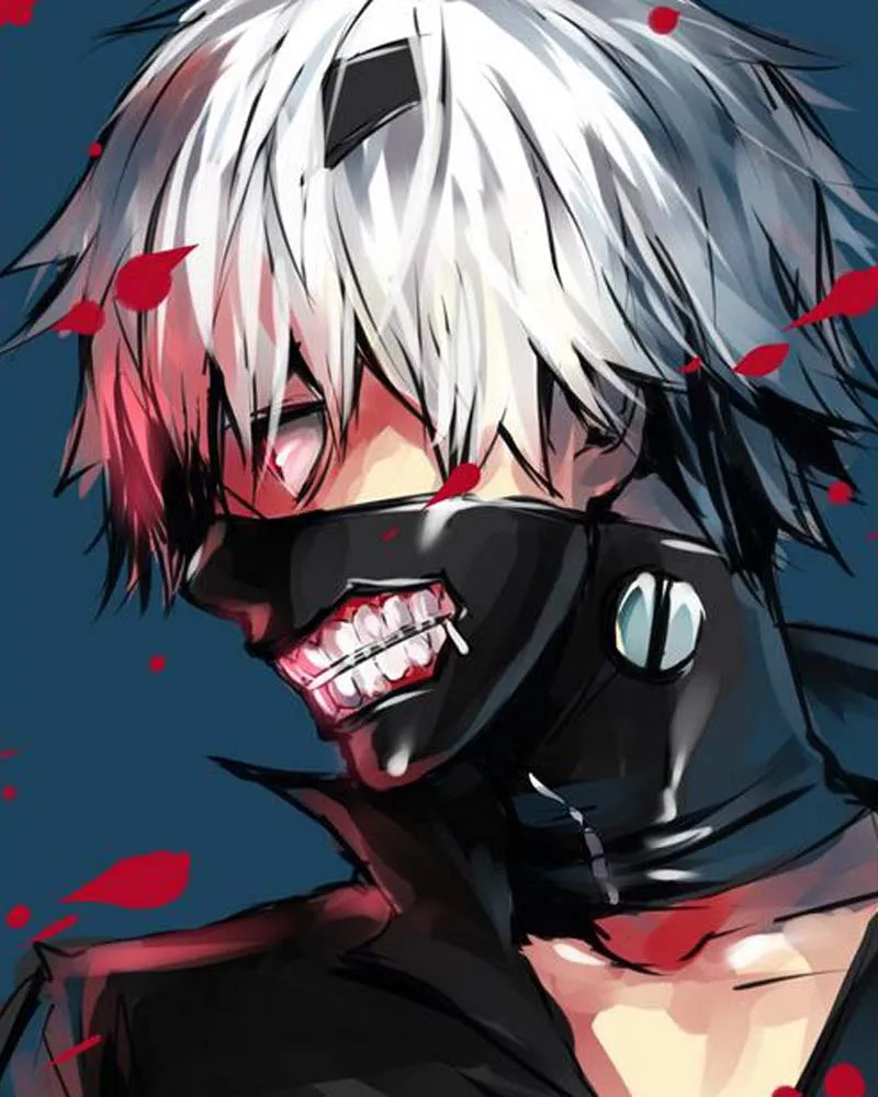 2017 new Hot sale Cosplay Masks Tokyo Ghoul Adjustable Zipper Faux PU Leather party Mask 