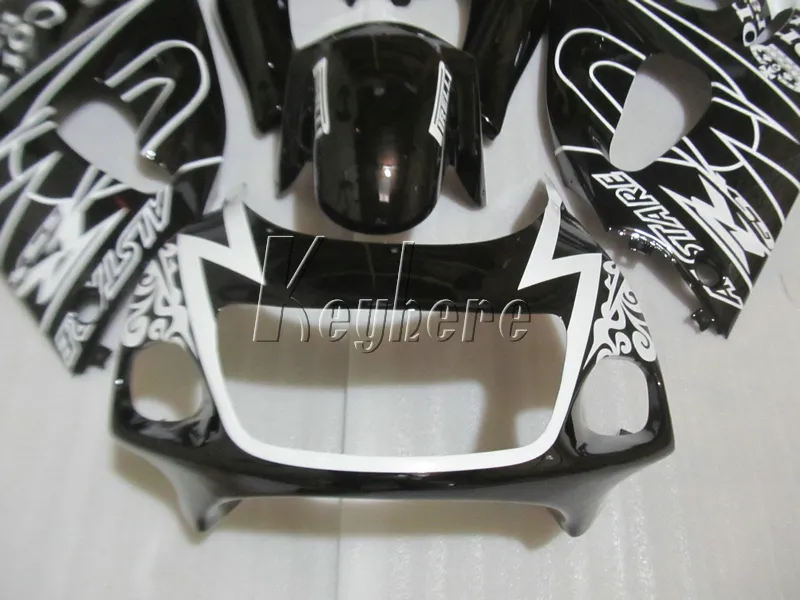 Parti del corpo aftermarket Kit carenatura Suzuki GSXR600 96 97 98 carene bianche nere GSXR750 1996-1999 OI08