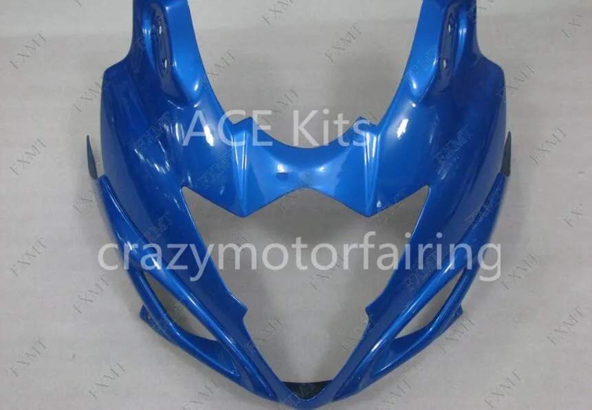 3 cadeaux nouveaux kits de carénage de moto ABS chauds 100% adaptés pour GSX650 F 2008 2012 GSX650F GSX650 08 12 bleu argent ASV3