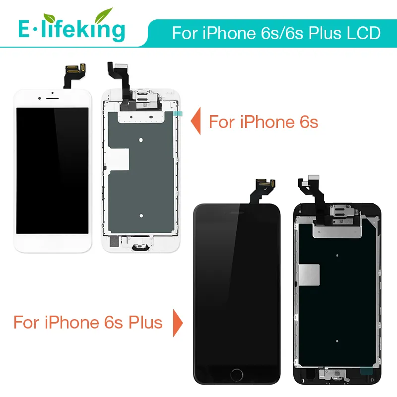 Excellent Quality For iphone 6S & 6SPlus Lcd Digitizer Displaiy Screen Assembly with Black & white & with home button camera Wholesale price