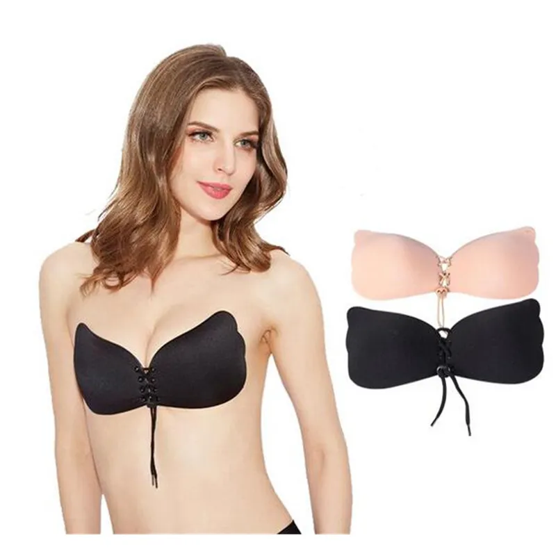 Women Abcd Cup Strapless Bra for Evening Dresses Push up Invisible