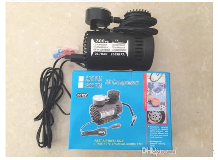 Portable 12V Auto Electric Pump Air Compressor For Airbrush For Car Tire  Inflation 300PSIATA019 Tool From York_xu, $10.43