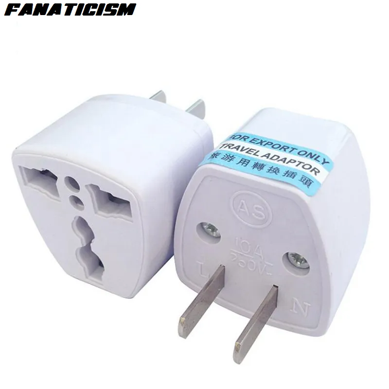 Fanatyzm Wysokiej jakości International Universal UK AU EU do amerykańskiego adaptera Plug Adapter Converter USA Travel AC Power Electrical Plug Adapter Konwertuj