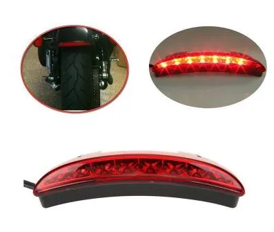 LED Motorcycle Racer Taillight, Lampki hamulcowe motocyklowe, Lampki ostrzegawcze z tyłu Fender Fender do Harley Sportster XL883 / 1200