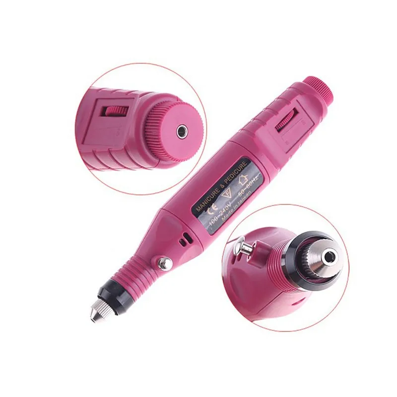 Hot Sale Mini Electric Sander Slipmaskin Pen Slipmaskin Gundam Nail Polisher Tools Högkvalitativa Nail Art Kits