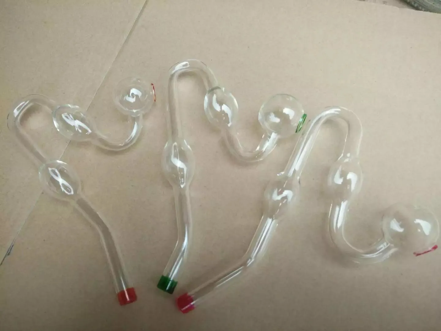 Skålglas för vattenrör kvinnlig manlig glasbubblare och askfångare glas rök bong man/kvinnlig gemensam frakt