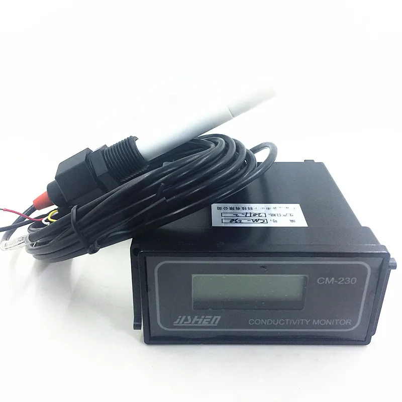 CM-230s Monitor di conducibilità Tester Misuratore di velocità di conducibilità elettrica Strumento 0-2000us/cm Errore 2% Misurazione continua