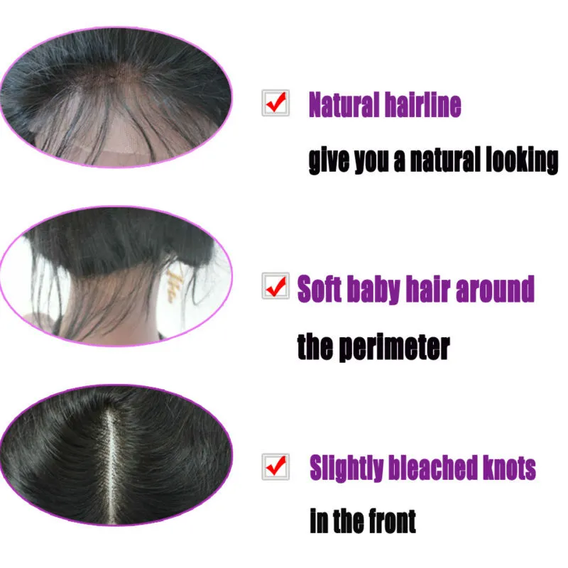 أعلى الشعر الاصطناعية غلويليس تجديل الشعر الرباط الجبهة الباروكات الأسود النساء الشعر الاصطناعية في المخزون بواسطة Royaltyhair