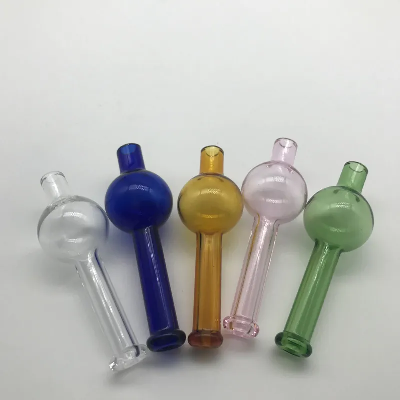 DHL -frakt !!! Glasbubbla kolhydrater för kvarts termisk banger 10mm 14mm 18mm kvarts termisk banger nagelglasvattenrör oljeriggar