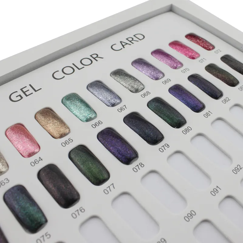 BeautyGagaProfessional 120 Blanks Nail Gel Pools Display Card Book Nail Art Salon Manicure Tools Color Board Chart2892985