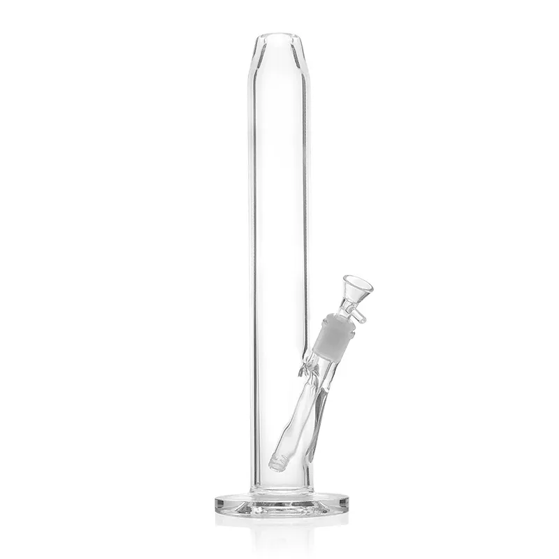 Nuovo bong in vetro 15 pollici tubi dell'acqua piattaforma petrolifera 18 mm bong tubo gorgogliatore tipo dritto