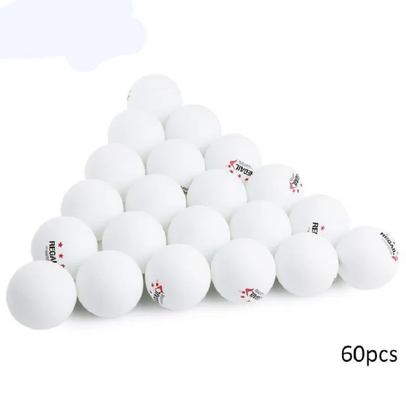 60 adet 5 g / adet Standı Masa Tenisi Topları 3 Yıldız 40mm Uygulama Masa Tenisi Topları Zor Spor Eğlence Ping Pong Topu Ücretsiz Kargo