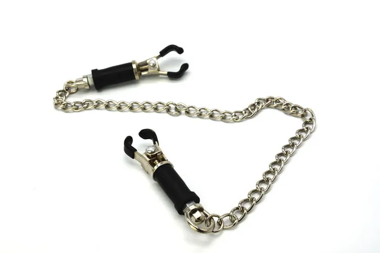 BDSM Nippel Clamps Chain Kvinnor Män justerbara bröstvårtklämmor Sexleksaker för par Fetisch Adult Products2942710