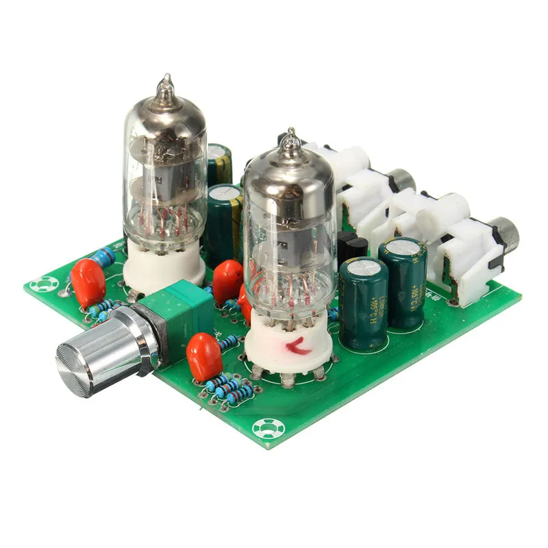 6J1 Valve Pre-amp Tube Board Headphone Amplifier Buffer+Acrylic Case