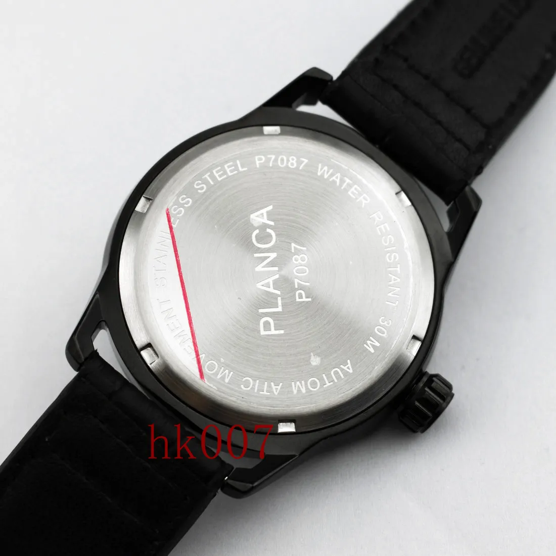 2209 Planca 44mm Black Dial Data Caso PVD Miyota Movimento Automático Relógio Masculino