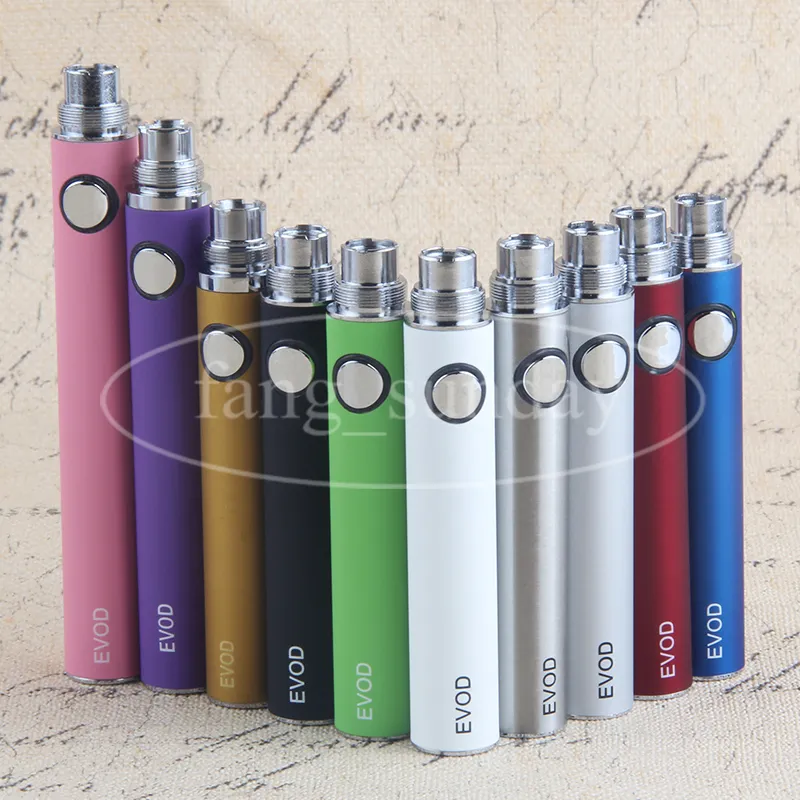 Pré-aquecimento VV Evod Vapor Pen Tensão ajustável eCig 510 Thread Ego Battery 650/900/1100mAh para Dab Wax Oil Vaporizer Tank