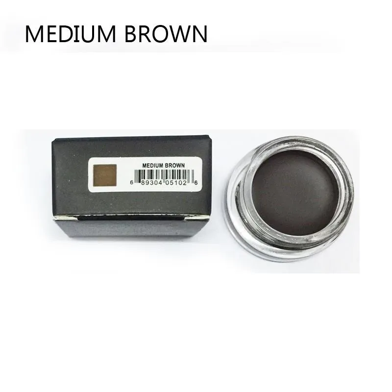 ¡En stock! Beauty Eyebrow Enhancers cream Pomade Medium Brown Maquillaje a prueba de agua Cejas 4g Rubio Chocolate Marrón oscuro Ébano Auburn TALPE