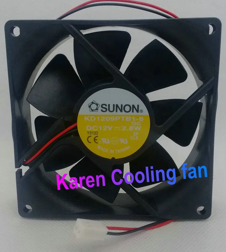 New Original SUNON KD1209PTB1-6 (OC) DC12V 2.8W 9CM 9225 ball bearing cooling fan