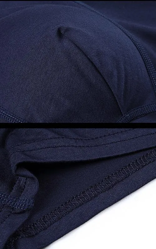 Bon A ++ Sous-vêtements pour hommes en modal couleur unie grande taille à la taille sous-vêtements modèles d'explosion pour hommes MU014 pour hommes Underpant